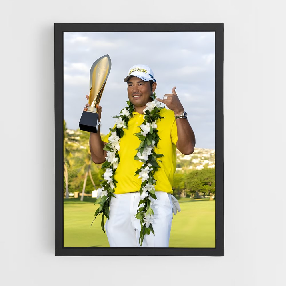 Poster Triomphe de Matsuyama – affiche Golf (vue 2)